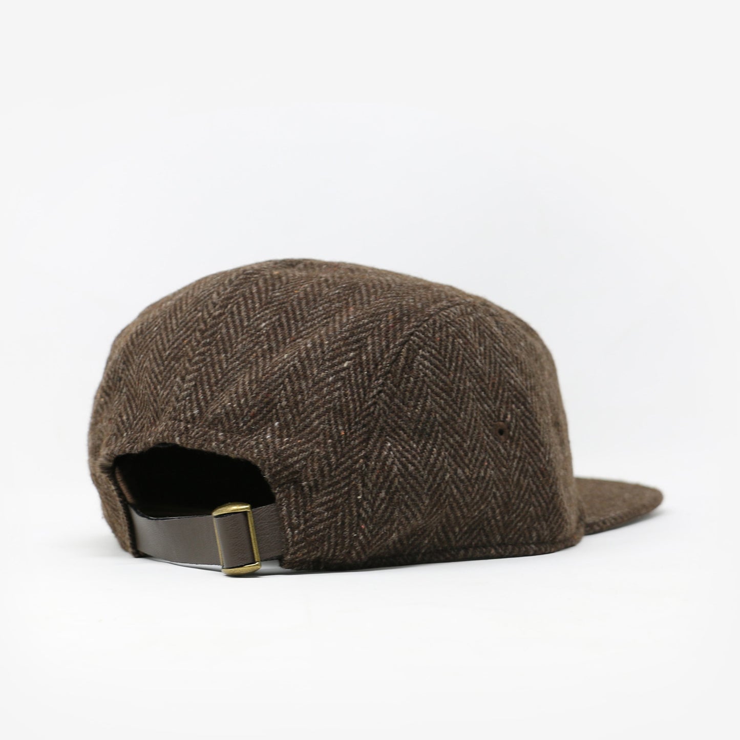 Brown & Tan Wool 5-Panel