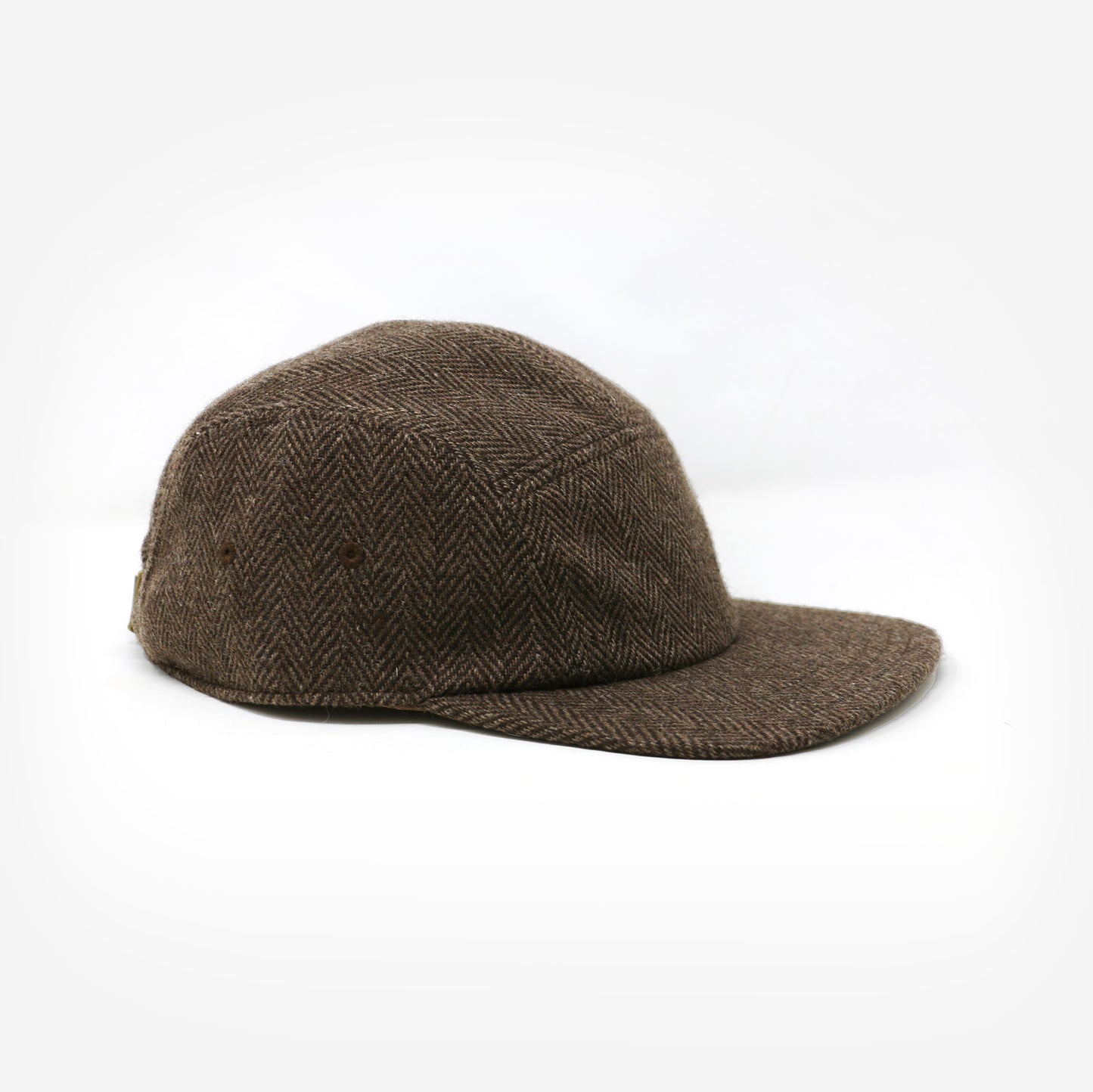 Brown & Tan Wool 5-Panel