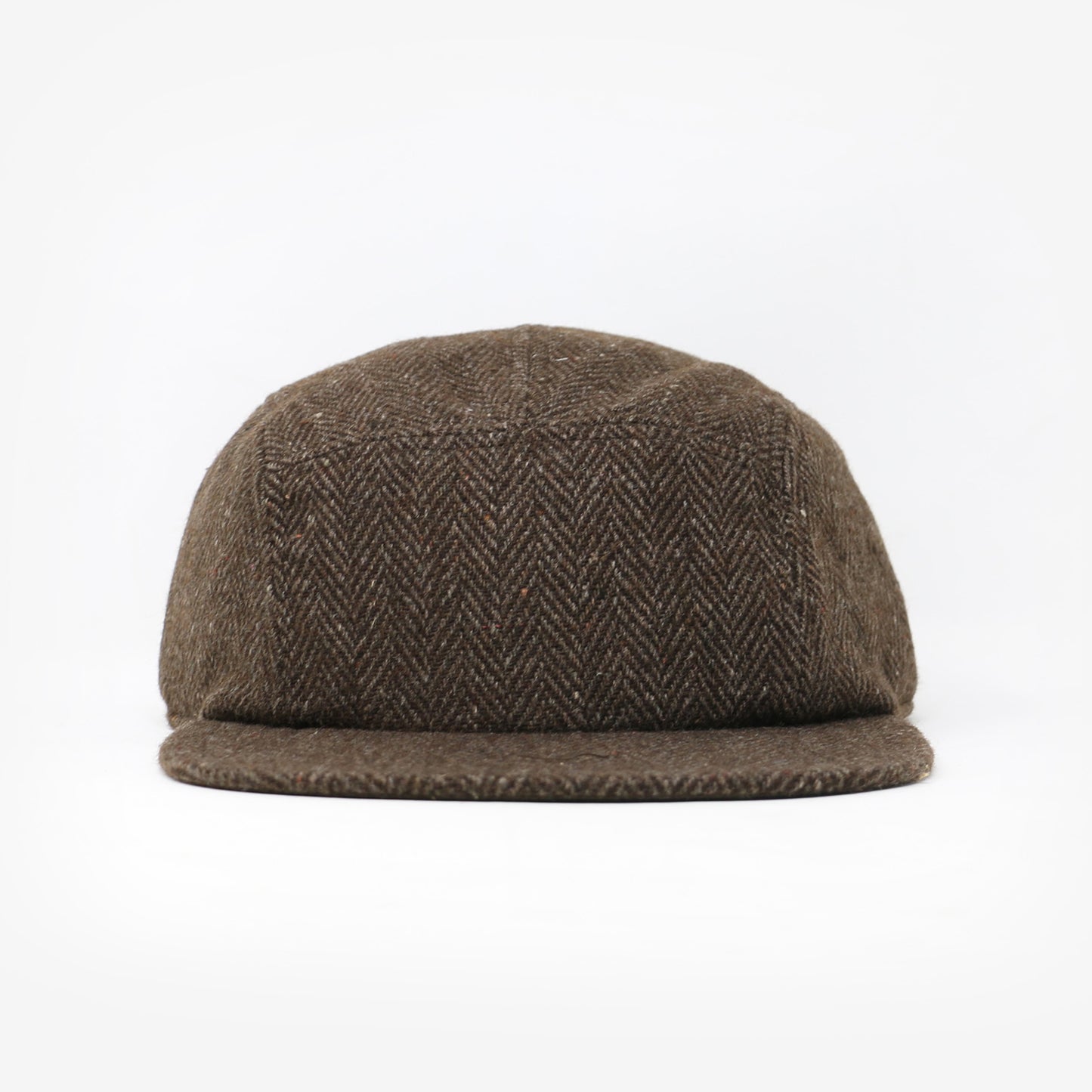 Brown & Tan Wool 5-Panel