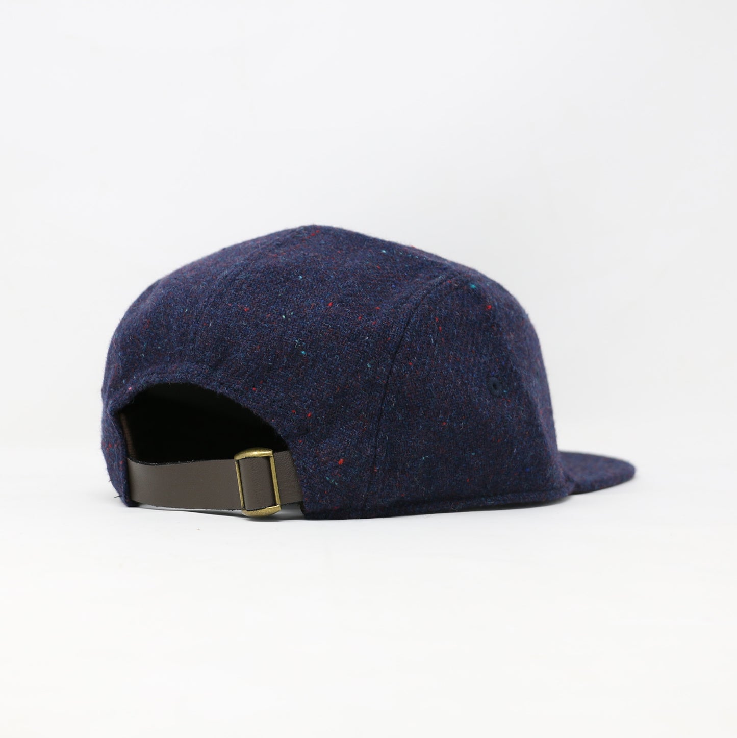 Speckled Navy Wool 5-Panel