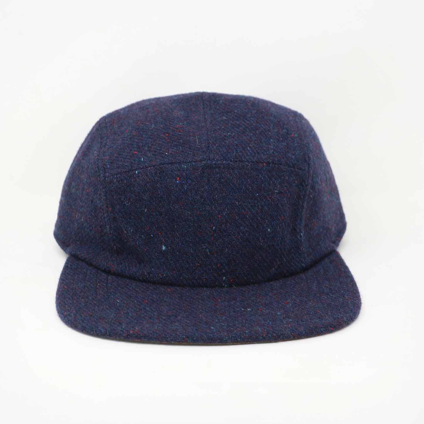 Speckled Navy Wool 5-Panel