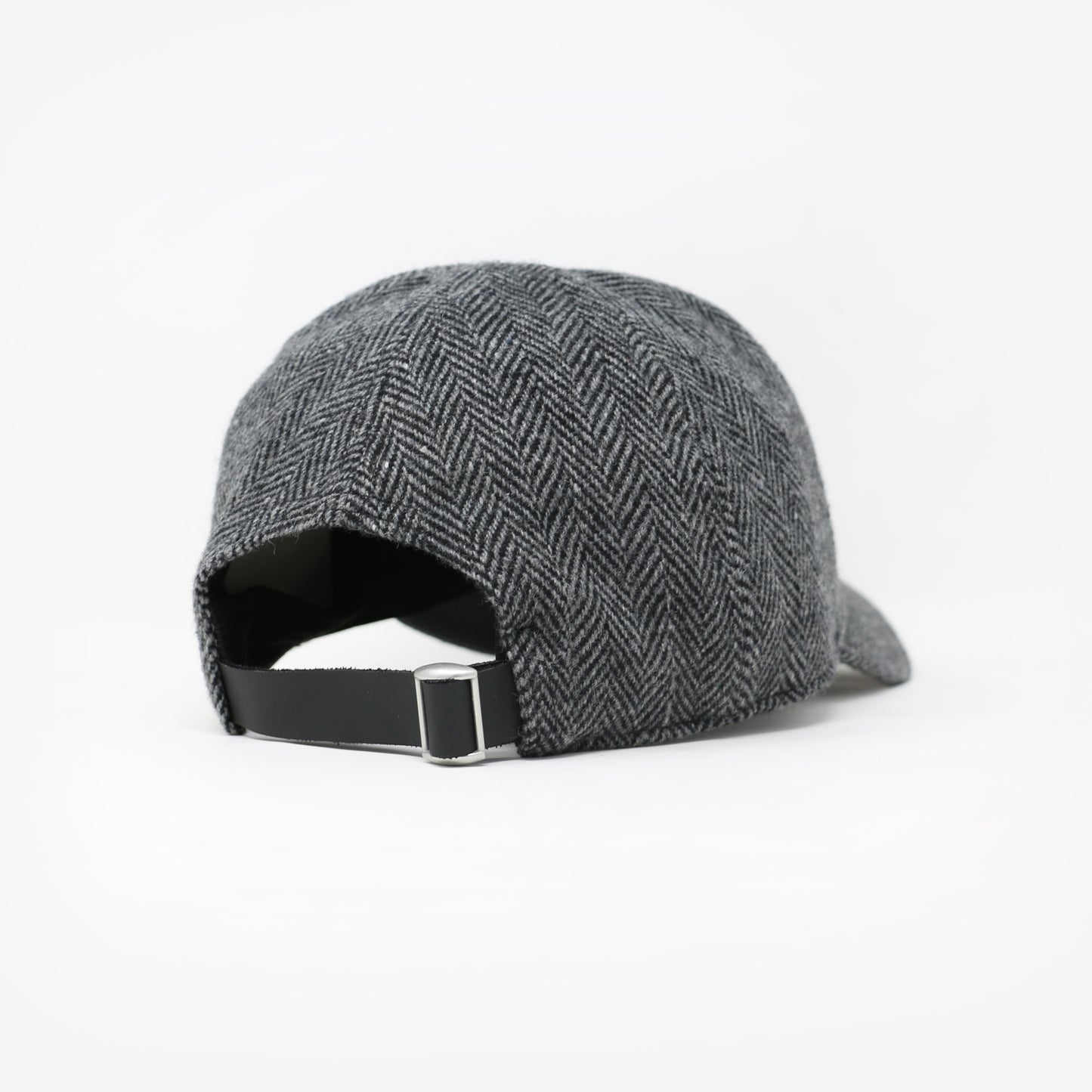 Black & Grey Wool 6-Panel