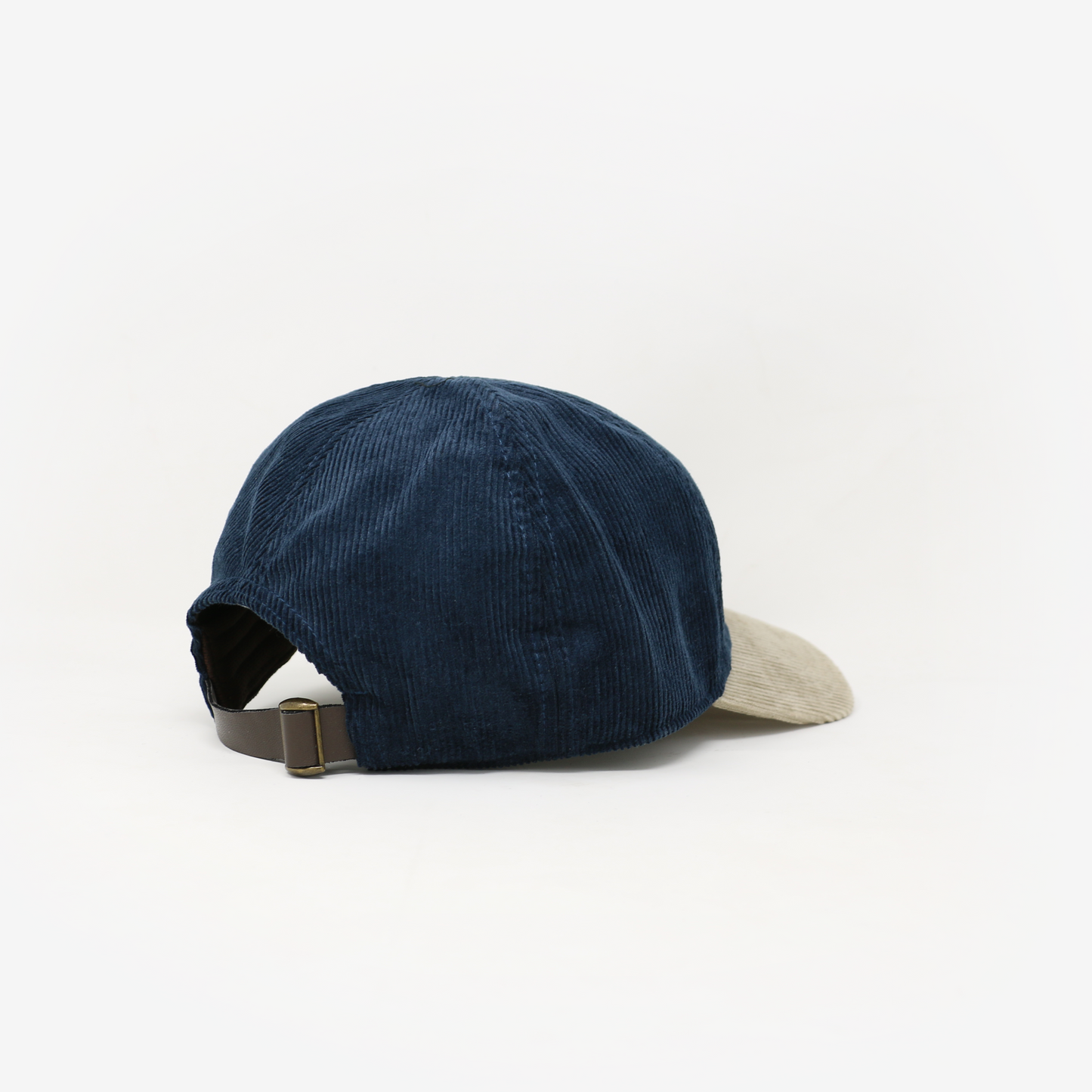 Corduroy Color Block Navy & Beige