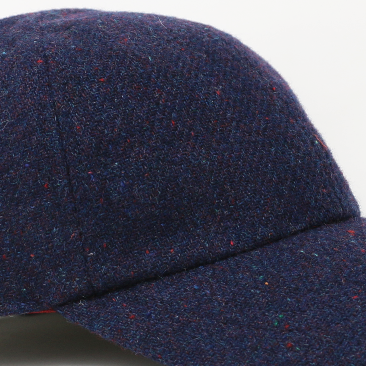 Speckled Navy Wool 6-Panel