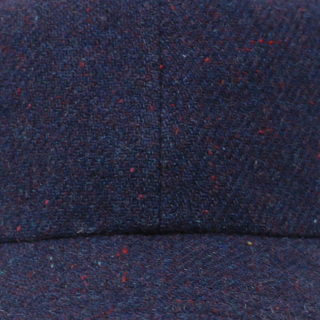 Speckled Navy Wool 6-Panel