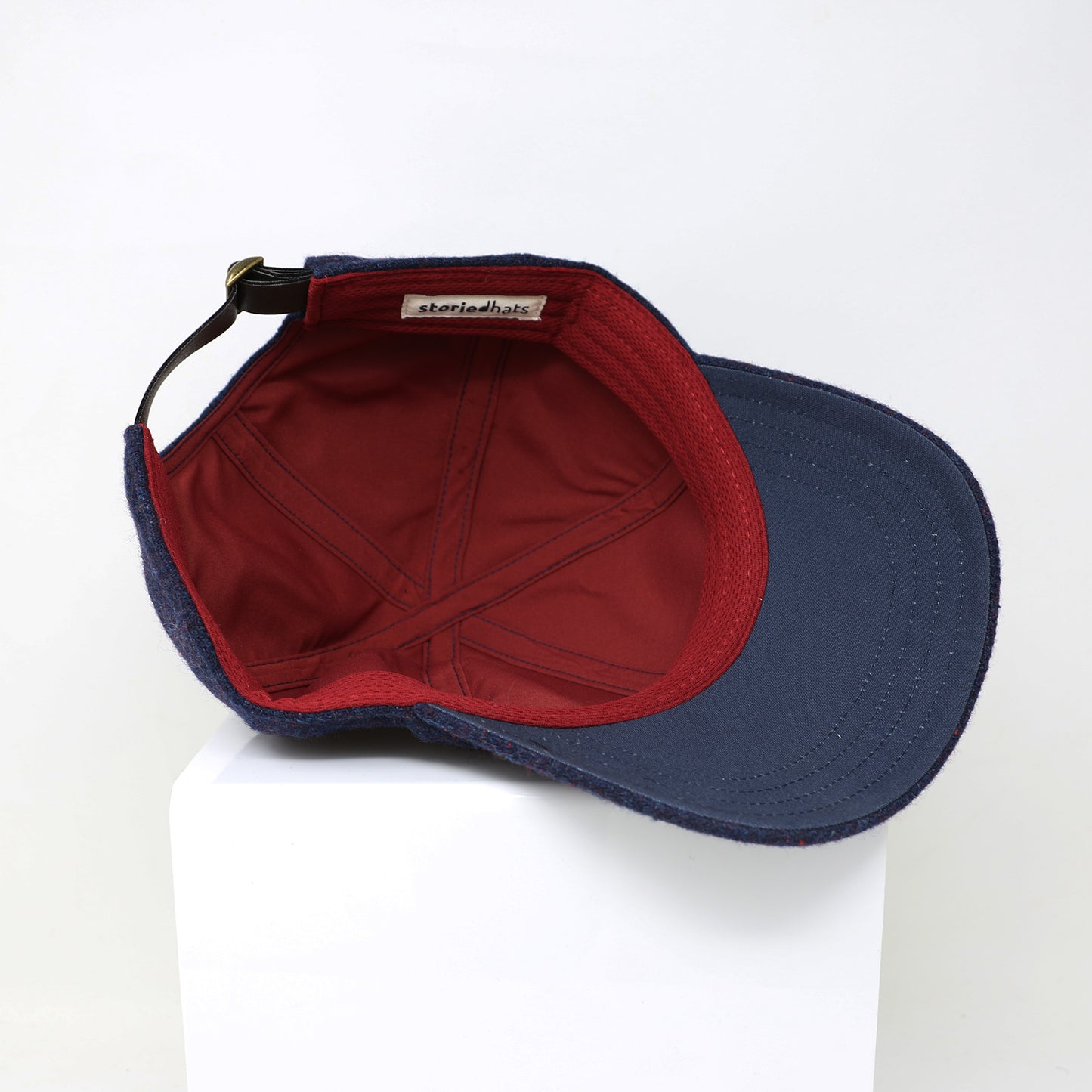 Speckled Navy Wool 6-Panel