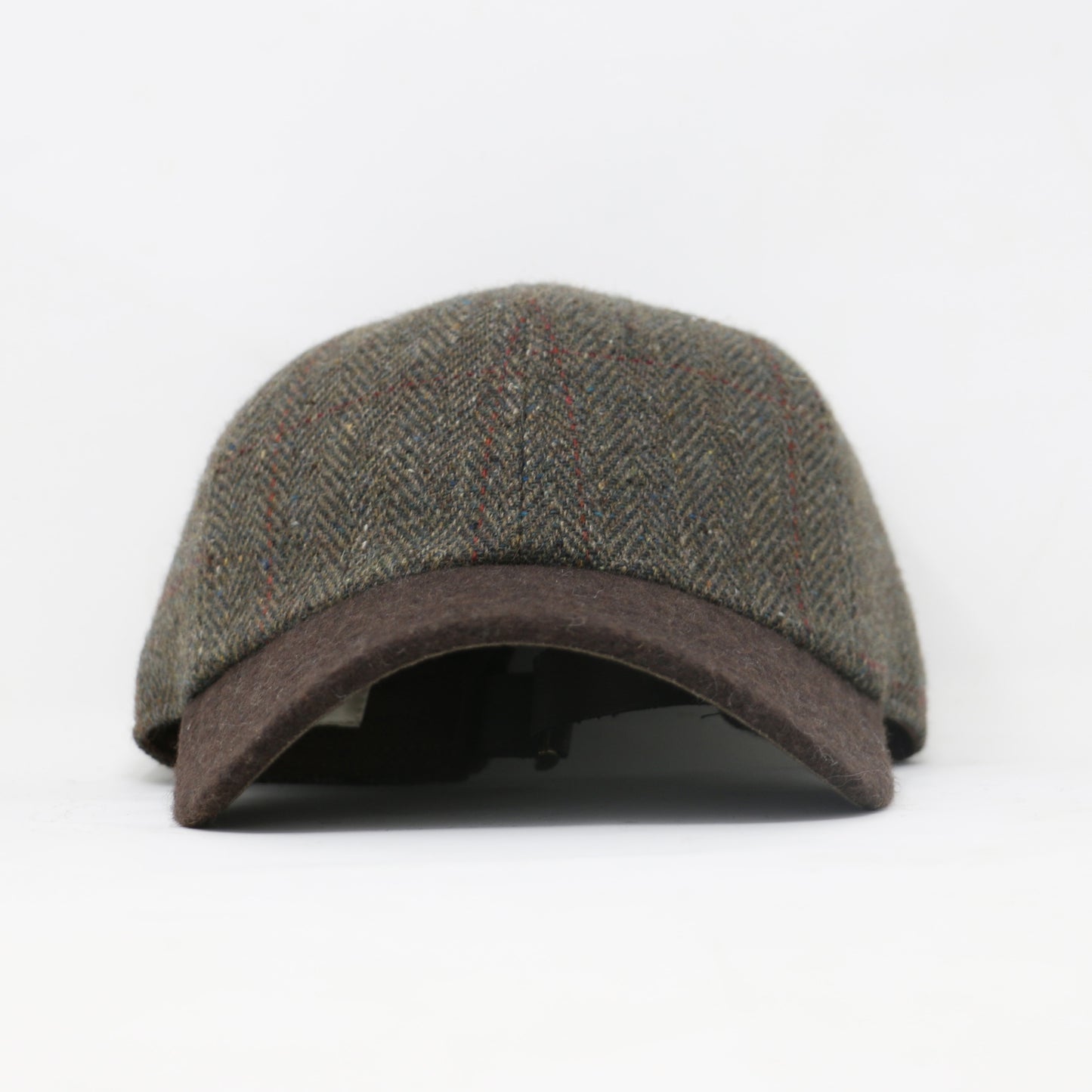 Olive & Brown Wool 6-Panel