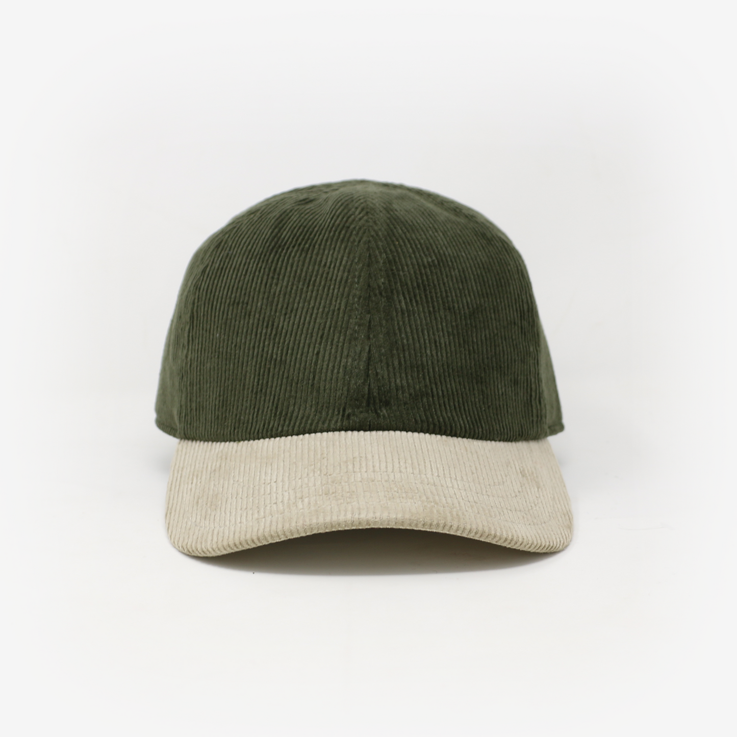 Corduroy Color Block Olive & Beige