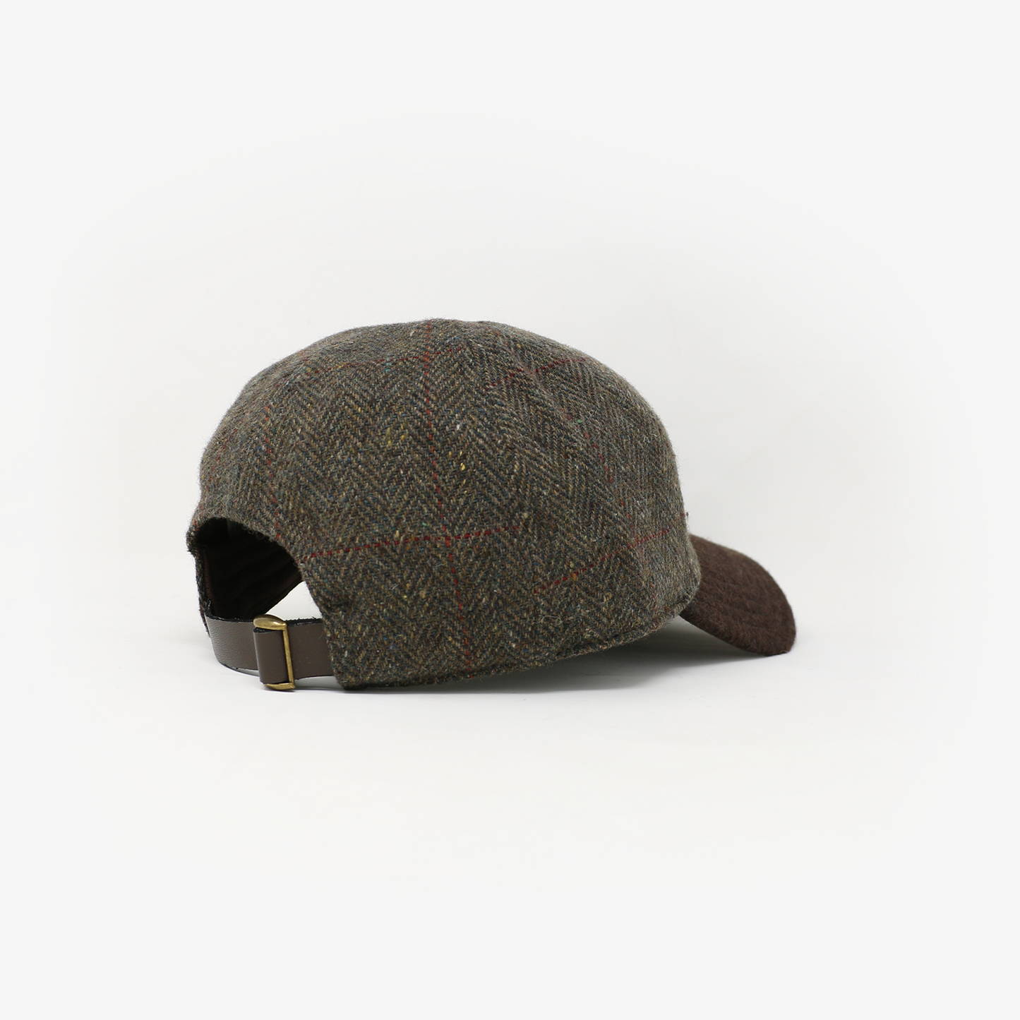 Olive & Brown Wool 6-Panel