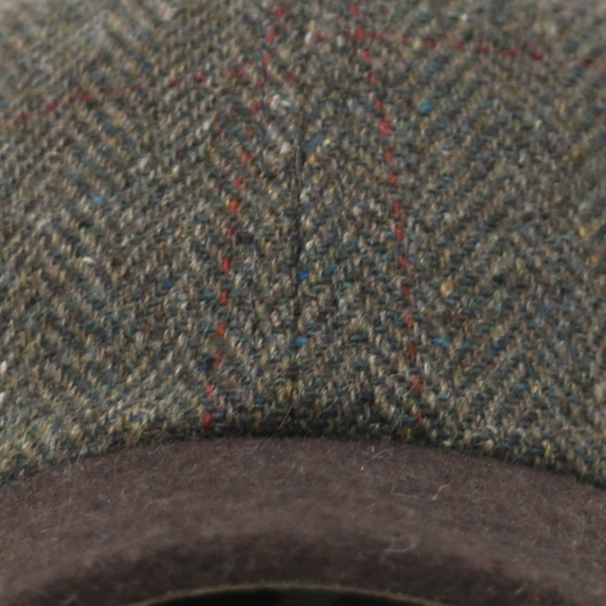 Olive & Brown Wool 6-Panel