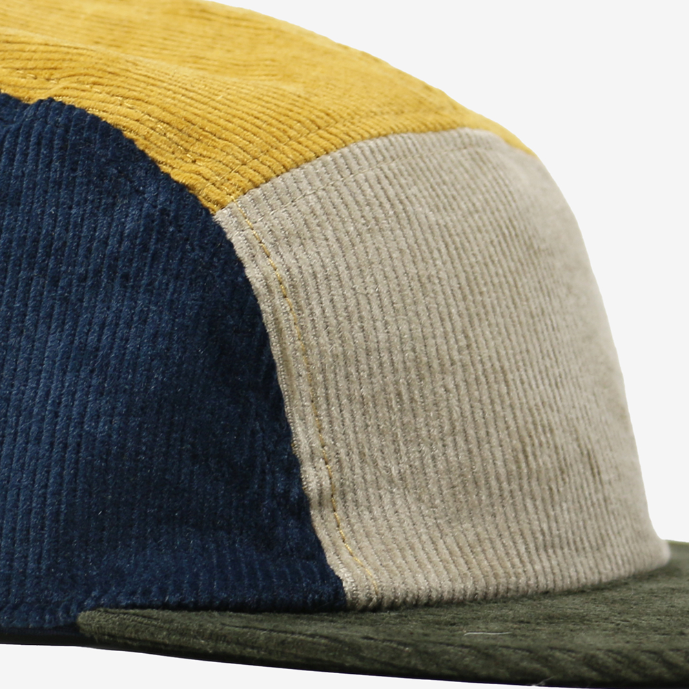 Corduroy Color Block with Yellow